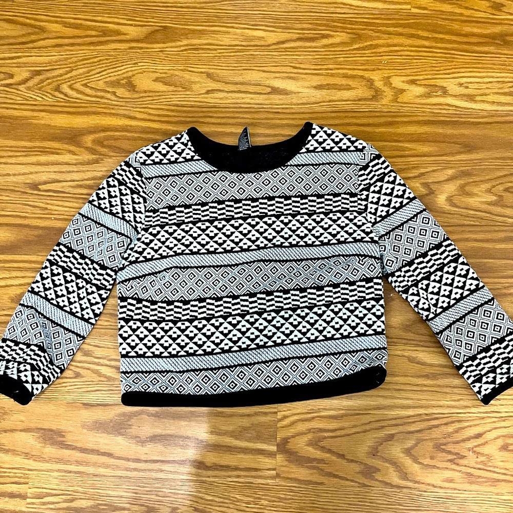 Pattern Crop Top